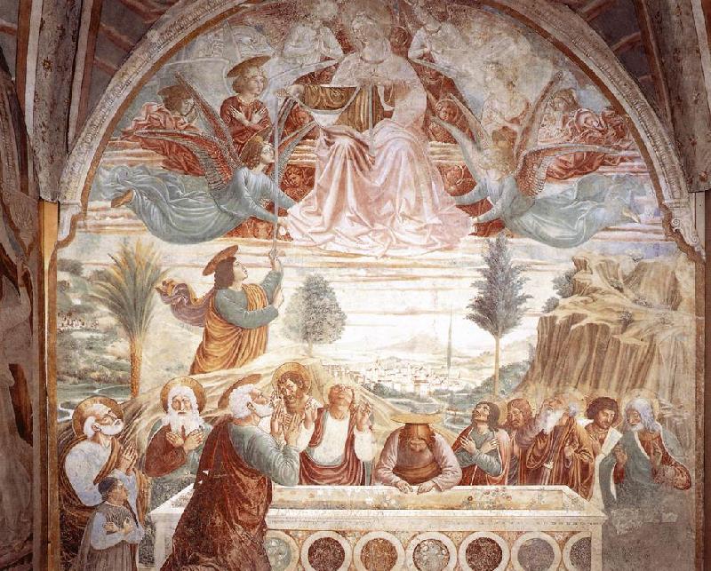 GOZZOLI, Benozzo Assumption of the Virgin sdtg Germany oil painting art
